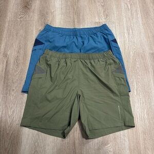 Lot Of 2 Peter Millar Crown Shorts Montreal Lined Action Training Performance L